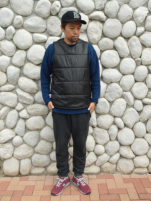 【MONITALY】　Reversible Insulated Vest　(Vancloth)