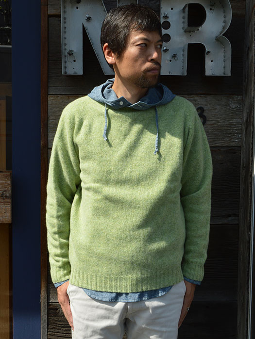 【40% OFF】　Crew Neck Shetland Sweater　