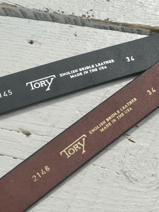 【TORY LEATHER】 STRAP BELT