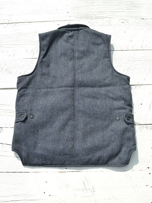 Navy Cruz Vest　(Herringbone Tweeds)