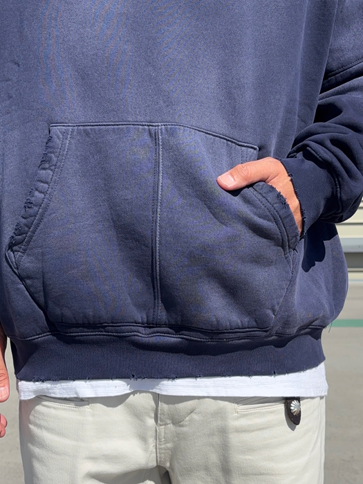 Oversize Kangaroo Pocket Crew