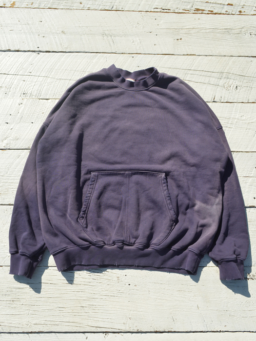 【MOOJI MOOJI】 Oversize Kangaroo Pocket Crew