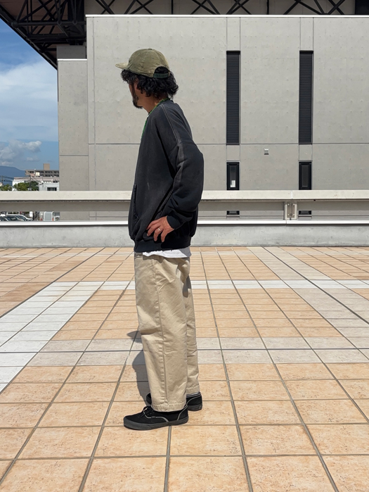 【MOOJI MOOJI】 Oversize Kangaroo Pocket Crew