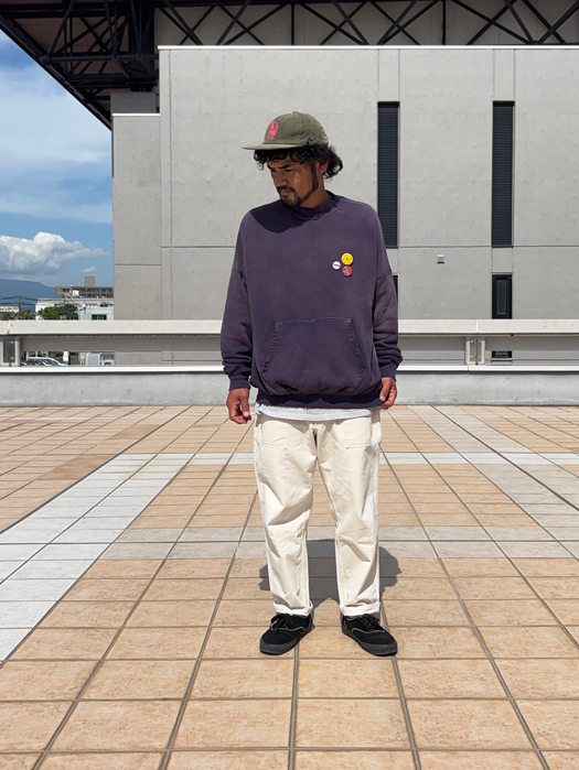 【MOOJI MOOJI】 Oversize Kangaroo Pocket Crew