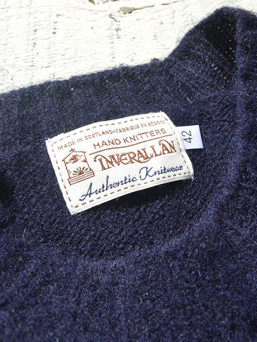 Crew Neck Shetland Sweater (Shaggy)