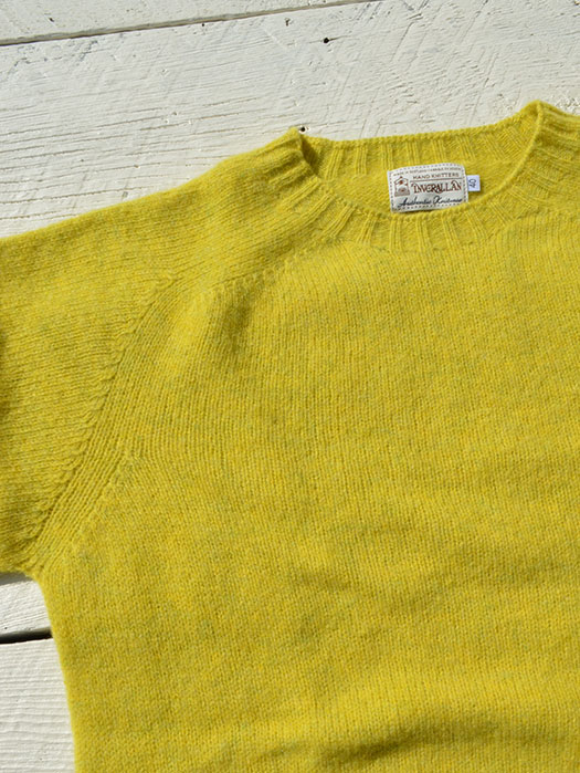 Crew Neck Shetland Sweater