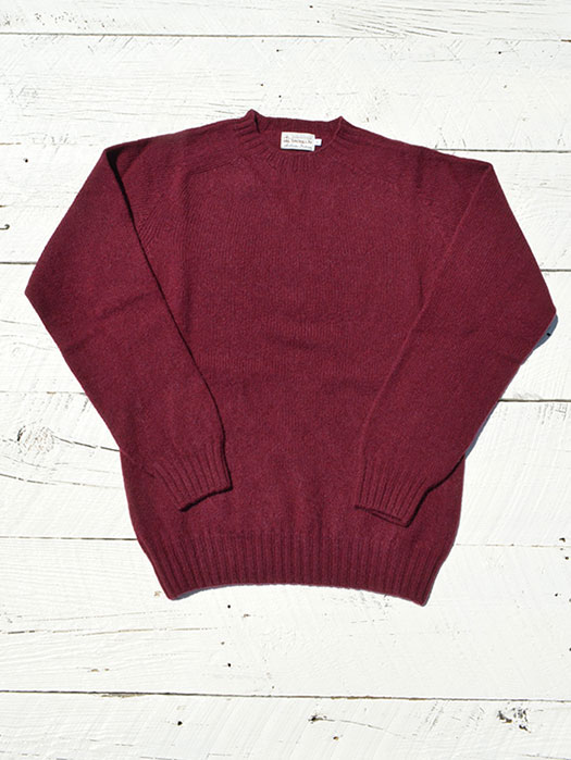 Crew Neck Shetland Sweater