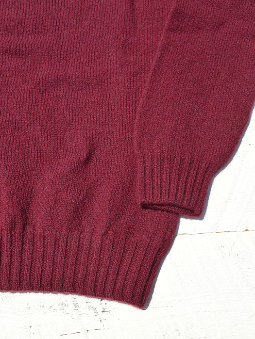 Crew Neck Shetland Sweater