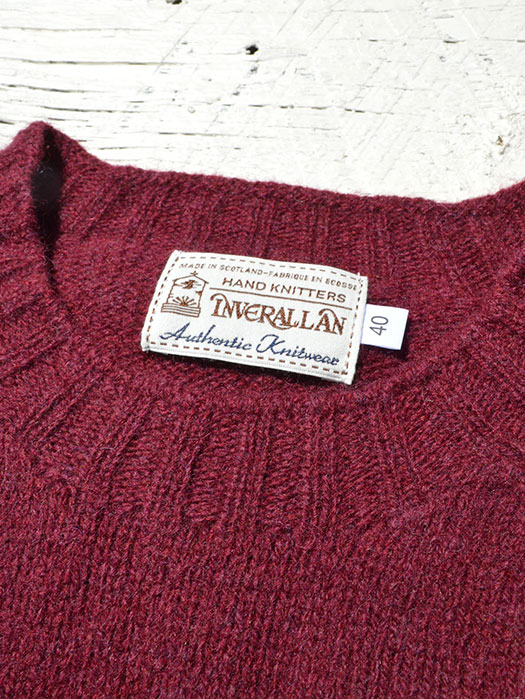 Crew Neck Shetland Sweater