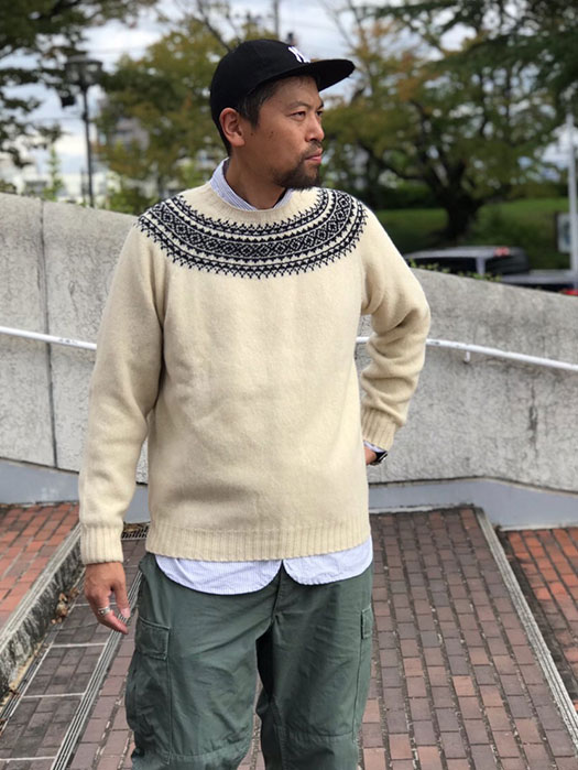 NORDIC CREW SWEATER　(NR別注)　