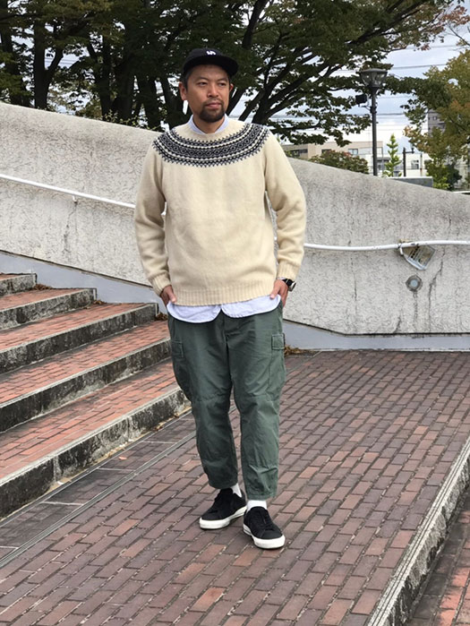 NORDIC CREW SWEATER　(NR別注)