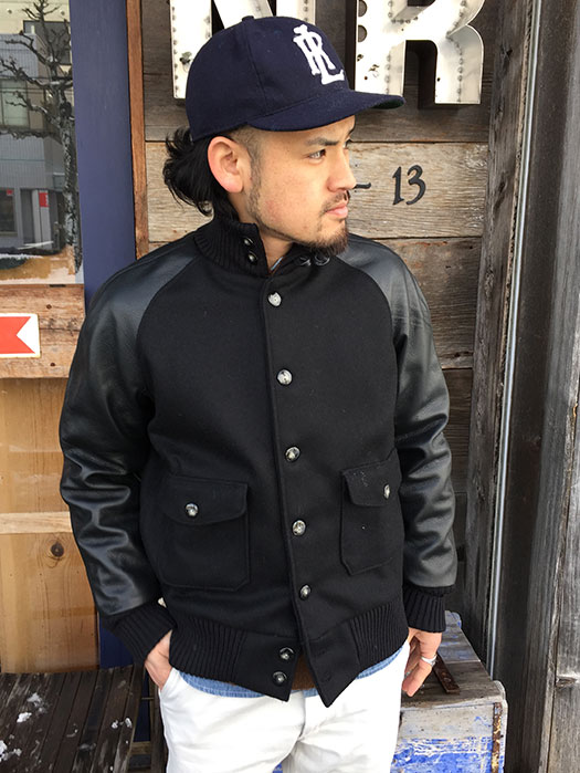 【30% OFF】　【SKOOKUM】　Stand Collar Stadium Jacket