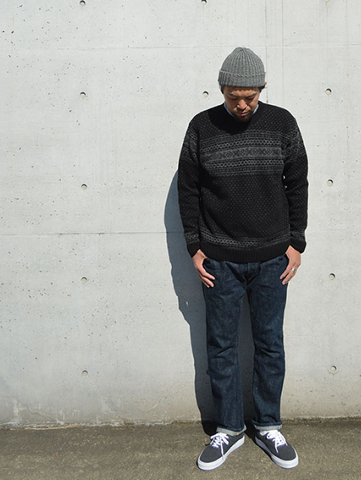 Jacquard Shetland Sweater (2 Tone)