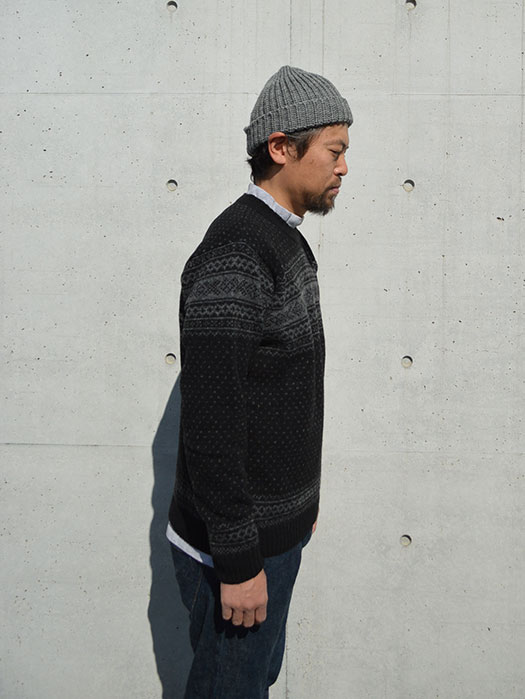 Jacquard Shetland Sweater (2 Tone)