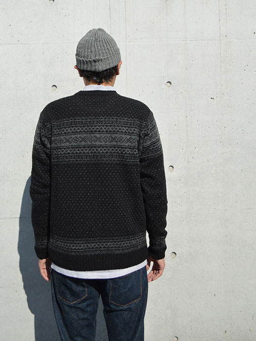 Jacquard Shetland Sweater (2 Tone)