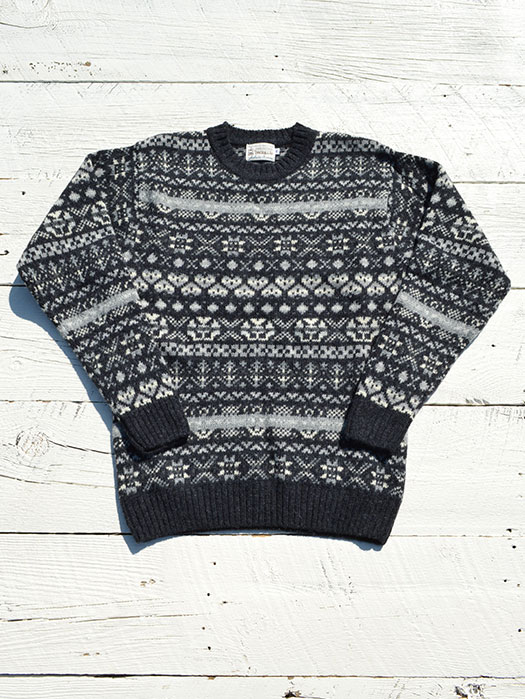 Jacquard Shetland Sweater　