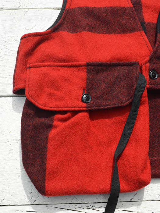 Fowl Vest (Big Plaid Wool Melton)