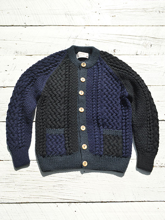 NR別注 4A Golfer Cardigan (Crazy Pattern) (Size 38.40.42.44)　