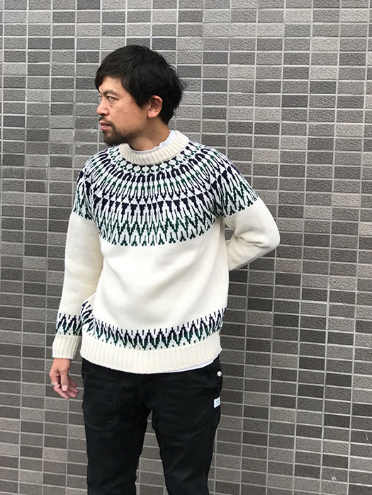 【GUERNSEY WOOLLENS】　ICELANDIC YORK PULLOVER　