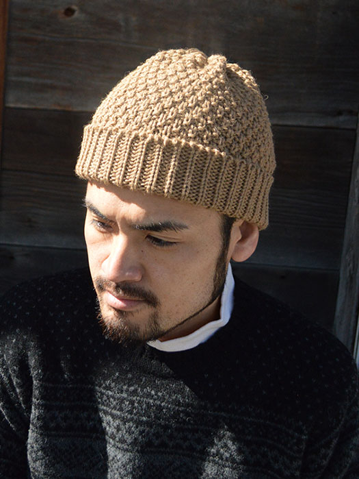 MOSS STITCH HAT