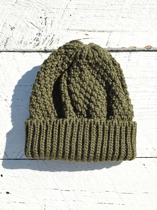 MOSS STITCH HAT