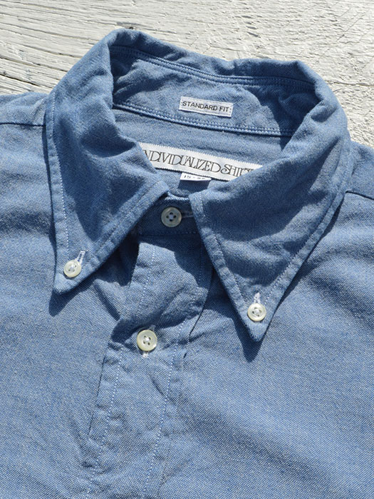 NAT-U-RAL別注　STANDARD FIT BUTTON DOWN STIRT   (Heritage Chambray)