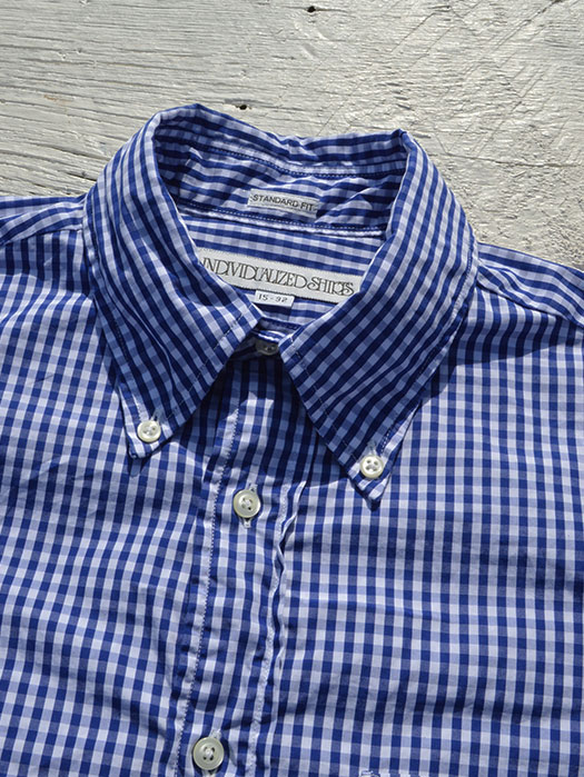 NAT-U-RAL別注　STANDARD FIT BUTTON DOWN STIRT　(Gingham Check)