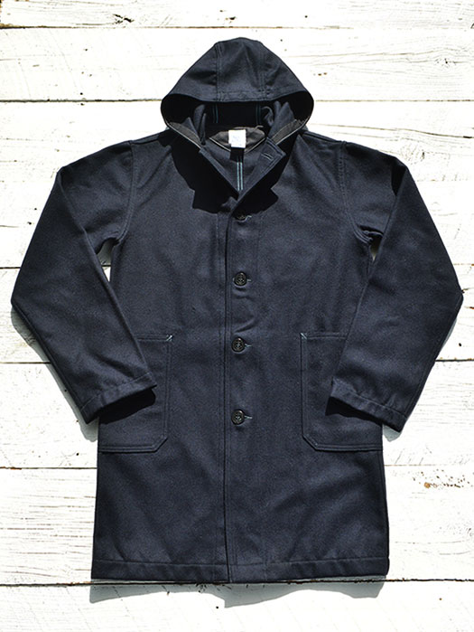 NAVY-BLU Coat　(Wool Melton)