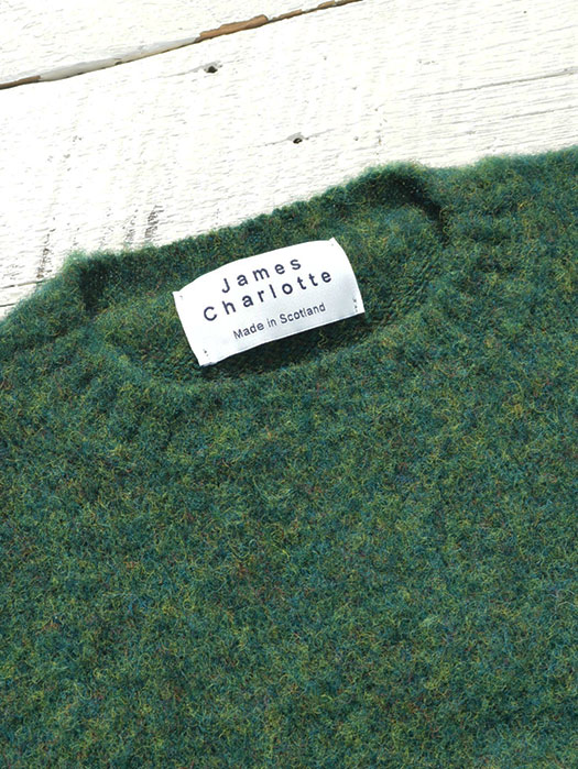 【JAMES CHARLOTTE】 Crew Neck Sweater (Shaggy Dog)