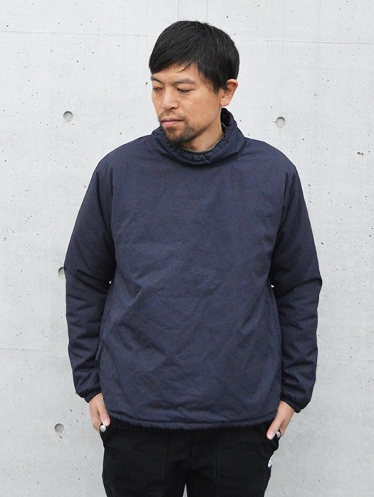 【MONITALY】　Reversible Mock　Neck　Pullover　(Vancloth)