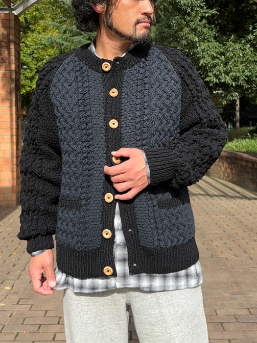 NR別注 4A Golfer Cardigan (2Tone) (Size 40.42.44.46)