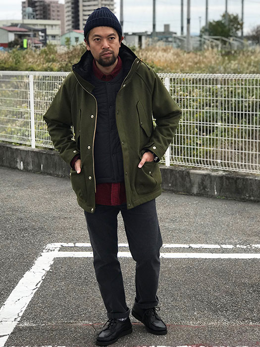 WOOL FISHERMAN PARKA