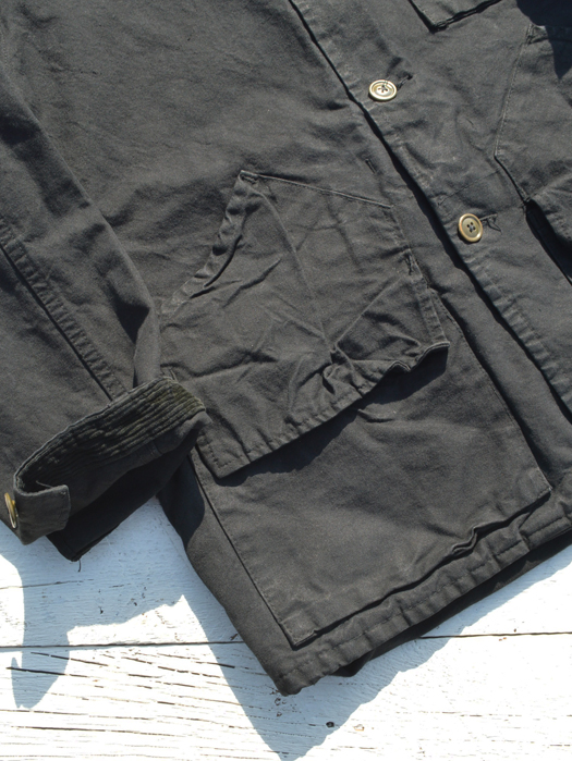 【Behind The River】 B.B.V Hunting Jacket (Black Dye) “L-XL”
