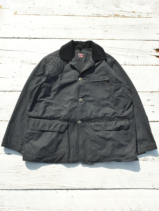 【Behind The River】 B.B.V Hunting Jacket (Black Dye) “L-XL”