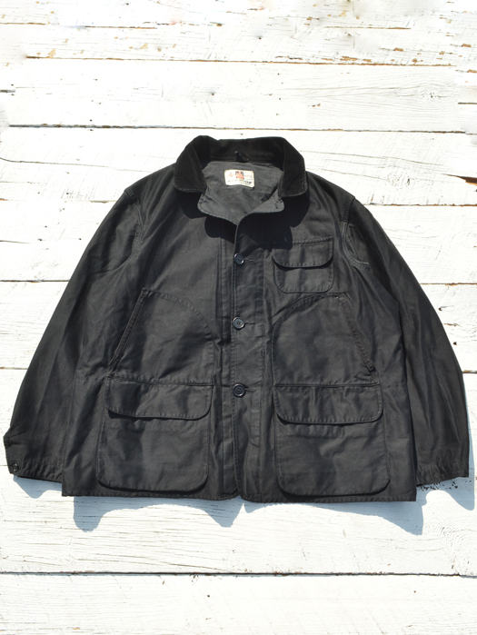 【Behind The River】 B.B.V Hunting Jacket (Black Dye) “L-XL”　