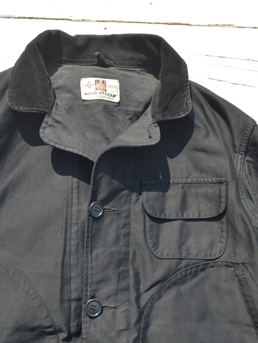 【Behind The River】 B.B.V Hunting Jacket (Black Dye) “L-XL”