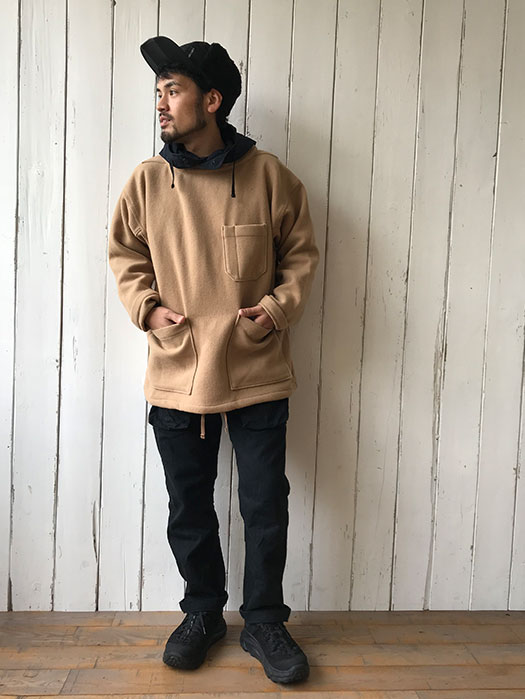 【Engineered Garments Workaday】　Smock Popover　(Tri Blend Wool)