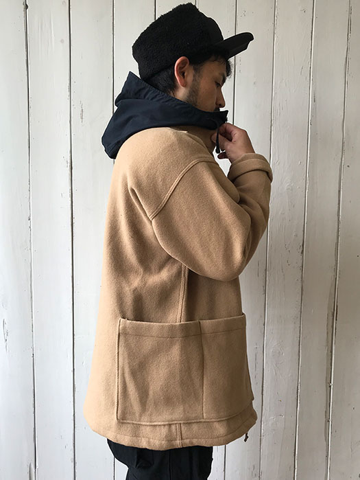 【Engineered Garments Workaday】　Smock Popover　(Tri Blend Wool)