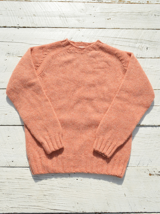 Crew Neck Saddle Shetland (Heavy Weight)　