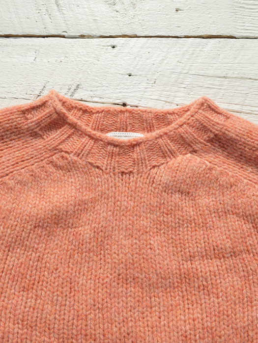  Crew Neck Saddle Shetland (Heavy Weight)