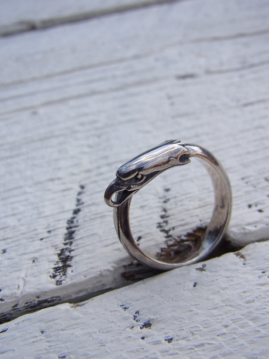 EFRG-0019　EAGLE HEAD RING (LEAF)　