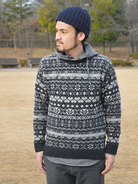 Jacquard Shetland Sweater